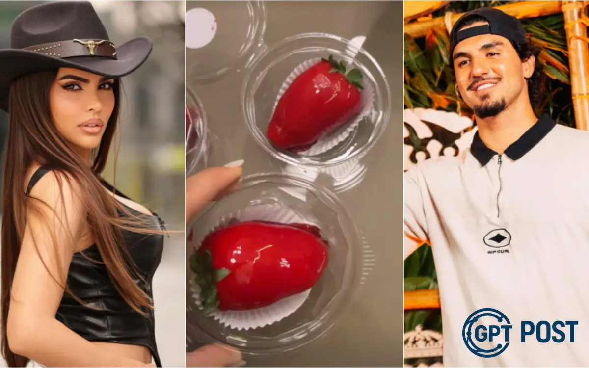 Imagem de Amor em Potinho: Gabriel Medina e Isabella Arantes Revelam Morangos da Paixão
