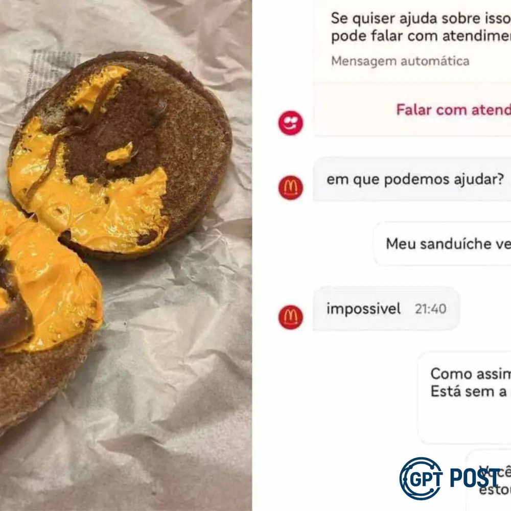 Imagem de Sem hambúrguer: A incrível história de uma cliente que recebeu um sanduíche vazio