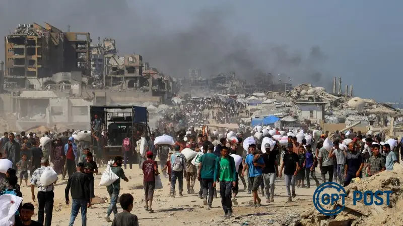 Imagem principal da notícia: Crise em Gaza: Israel anuncia pausa tática para permitir ajuda amid crescente indignação internacional