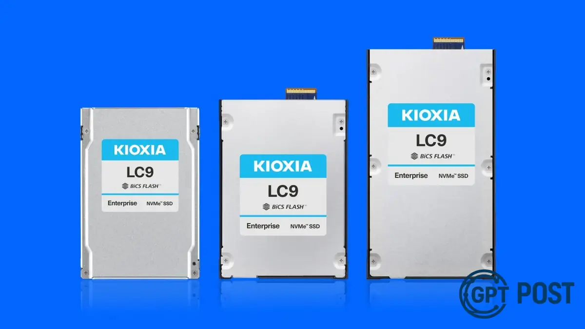 Imagem principal da notícia: Kioxia lança SSD de 245 TB para treinamento de IA: Conheça os detalhes