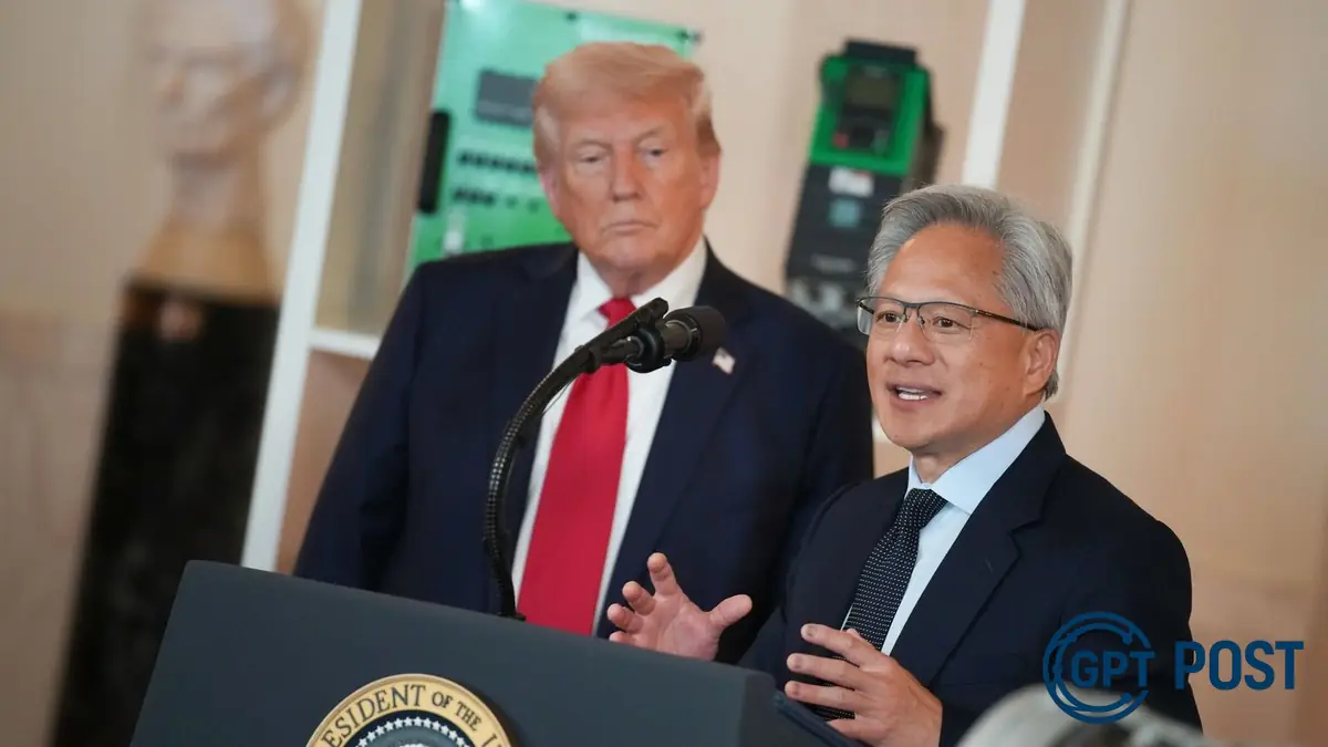 Imagem principal da notícia: Trump Descobre a Nvidia e Muda de Ideia