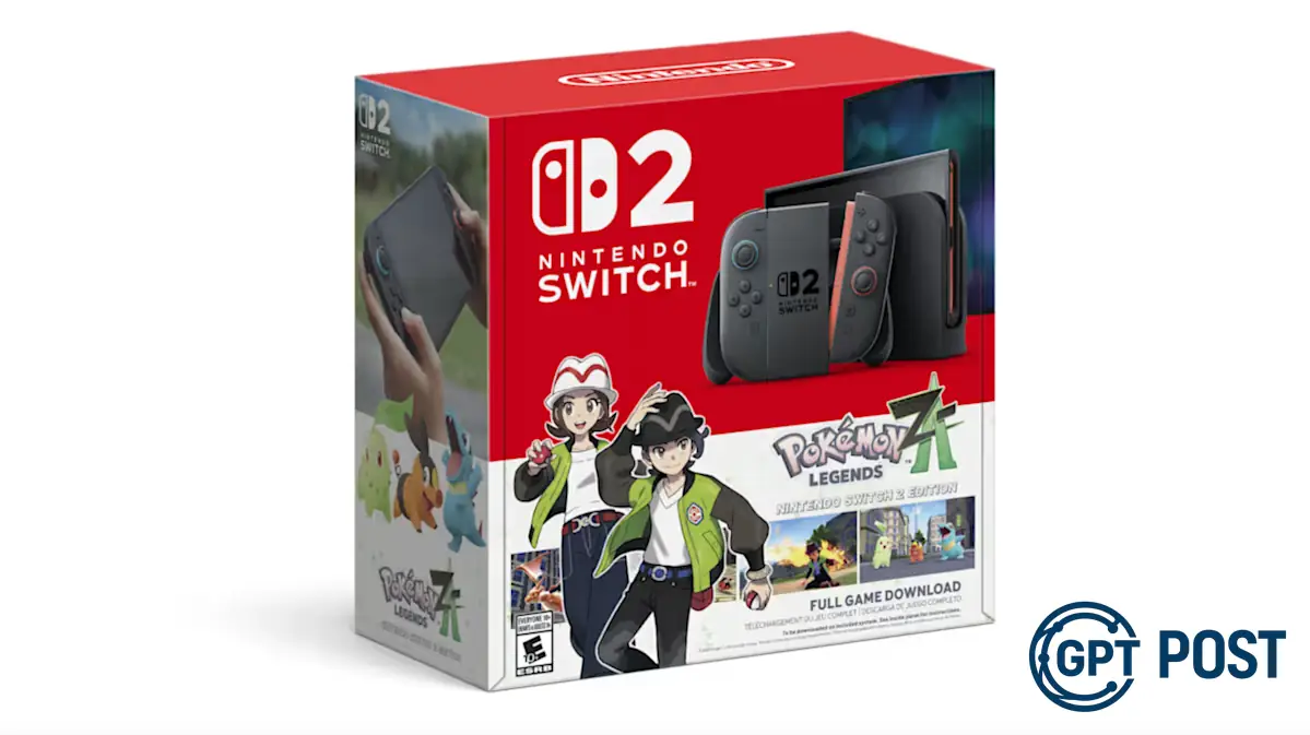 Imagem principal da notícia: Nintendo lança pacote Switch 2 com Pokémon Legends: Z-A - Uma nova geração de jogos
