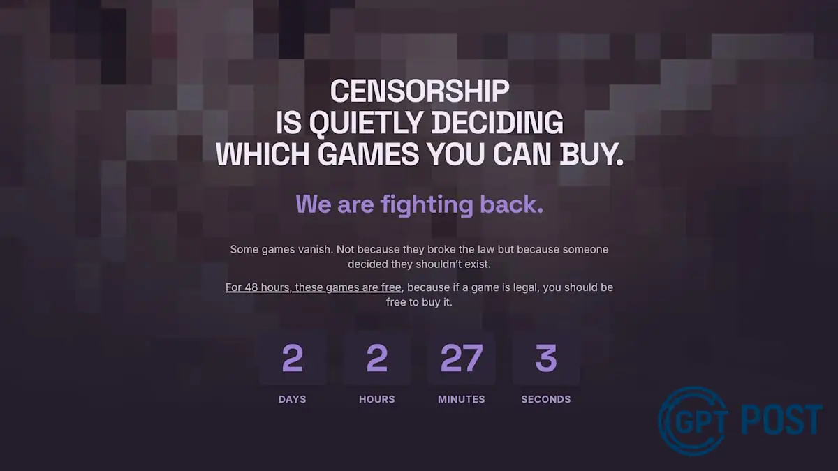 Imagem da notícia recomendada: GOG lança site 'FreedomtoBuy' e oferece jogos adultos de graça em protesto à censura