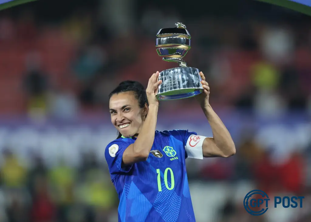 Imagem principal da notícia: Marta: A rainha do futebol que escreveu seu capítulo final com gols, drama e glória