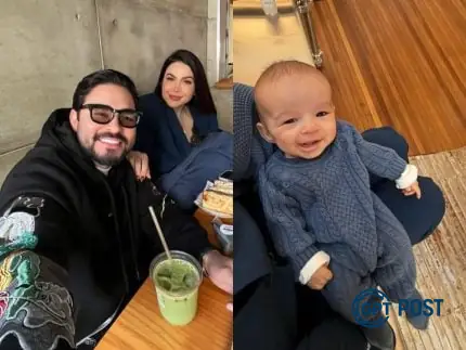 Imagem principal da notícia: Yudi Tamashiro celebra primeiro passeio do filho após cirurgia e vacina