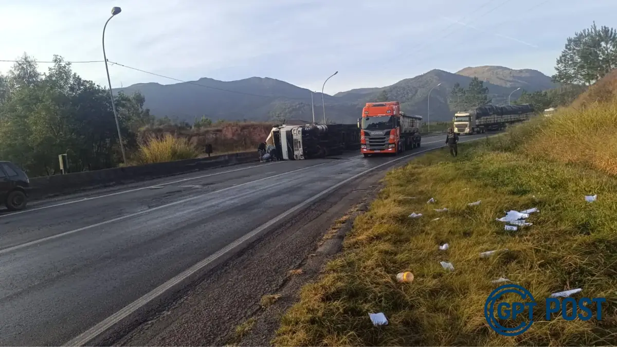Imagem de Acidente na BR-116: Uma lição de atenção para os motoristas