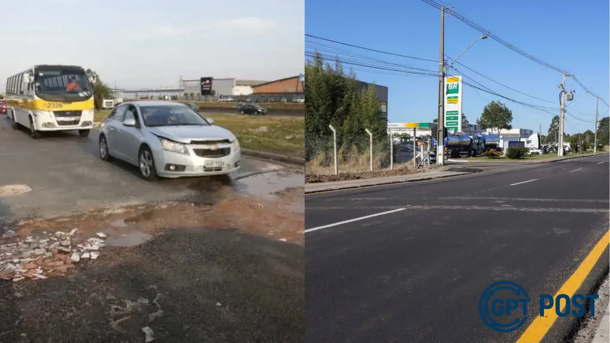 Imagem principal da notícia: Asfalto da Estrada do Ganchinho é recuperado após anos de reclamações e polêmica