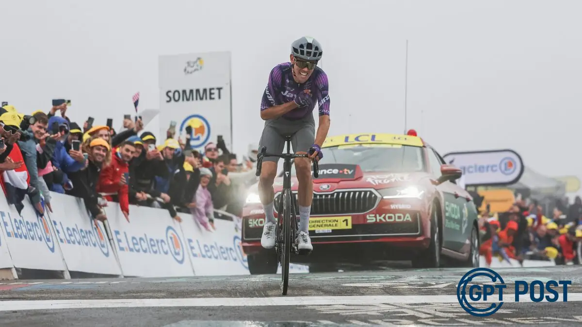 Imagem principal da notícia: Ben O'Connor Conquista Etapa Rainha no 18º Dia do Tour de France 2025