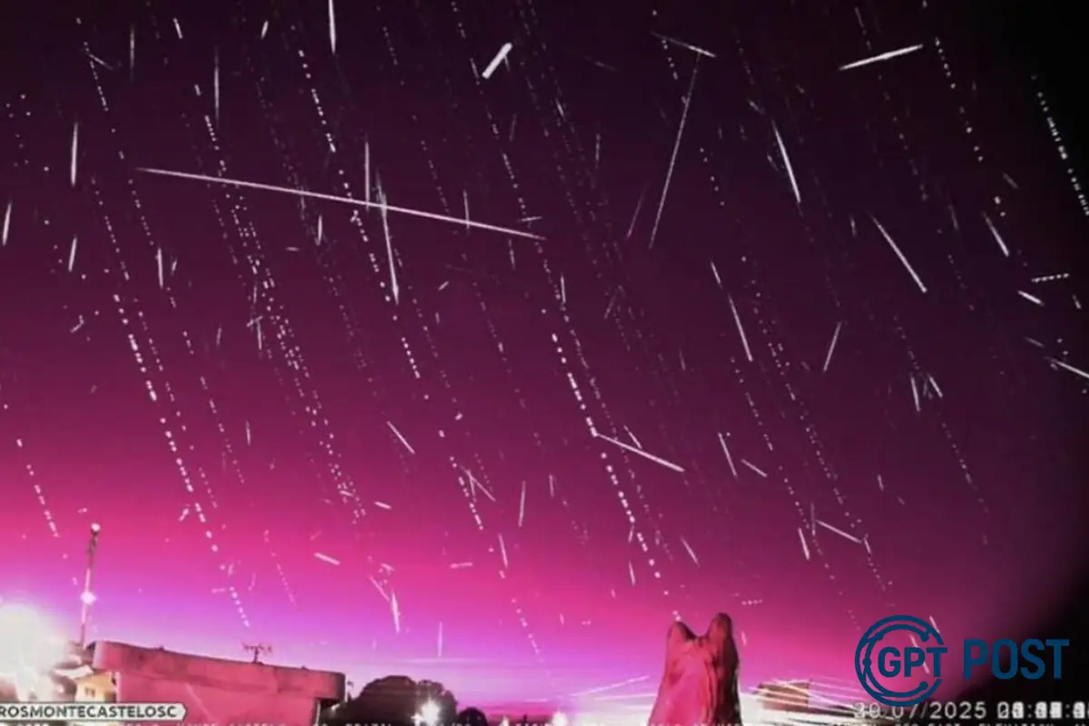 Imagem de Chuva de meteoros ilumina o céu de Santa Catarina: Uma noite estrelada e cheia de mistérios