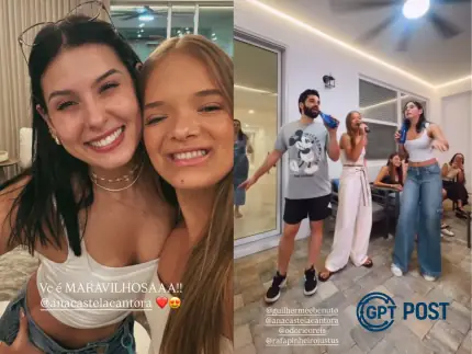 Imagem principal da notícia: Rafa Justus Visita Casa de Ana Castela em Orlando e Canta no Karaoke: Que Honra!