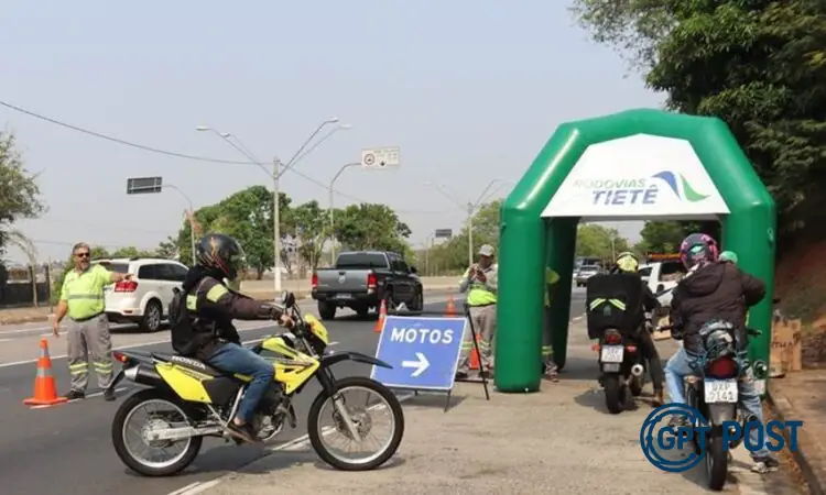 Imagem principal da notícia: Rodovias do Tietê celebra semana do motociclista com ações de segurança