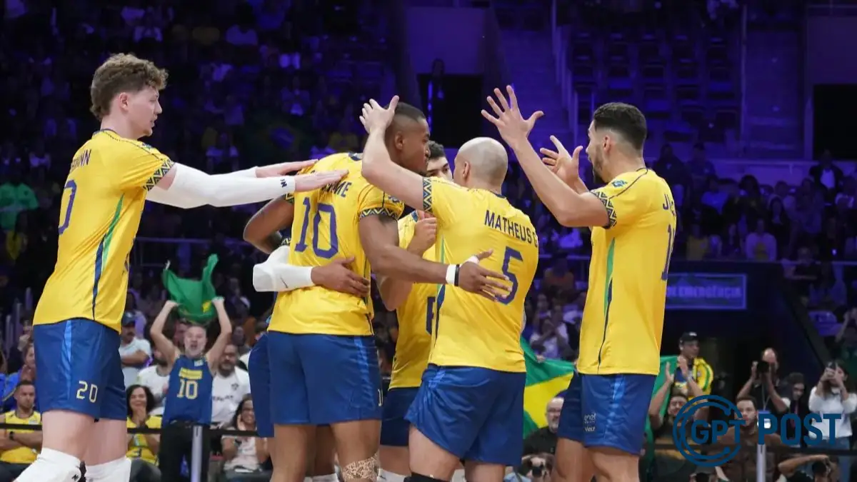 Imagem principal da notícia: Sem Judson: Brasil enfrenta desafio nas quartas da Liga das Nações de Vôlei