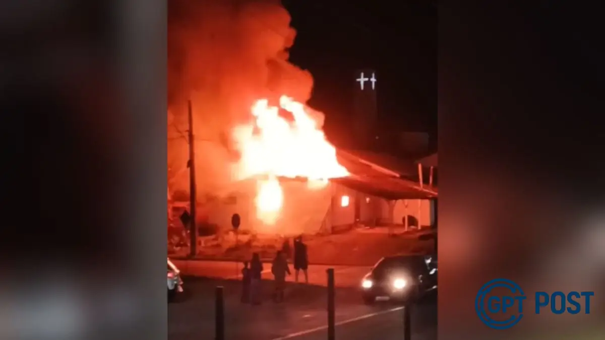 Imagem principal da notícia: Incêndio em Guaramirim: Homem perde tudo, mas a força para重建 não queima