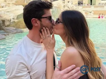 Imagem principal da notícia: Camila Queiroz e Klebber Toledo celebram viagem romana antes da chegada do primeiro filho
