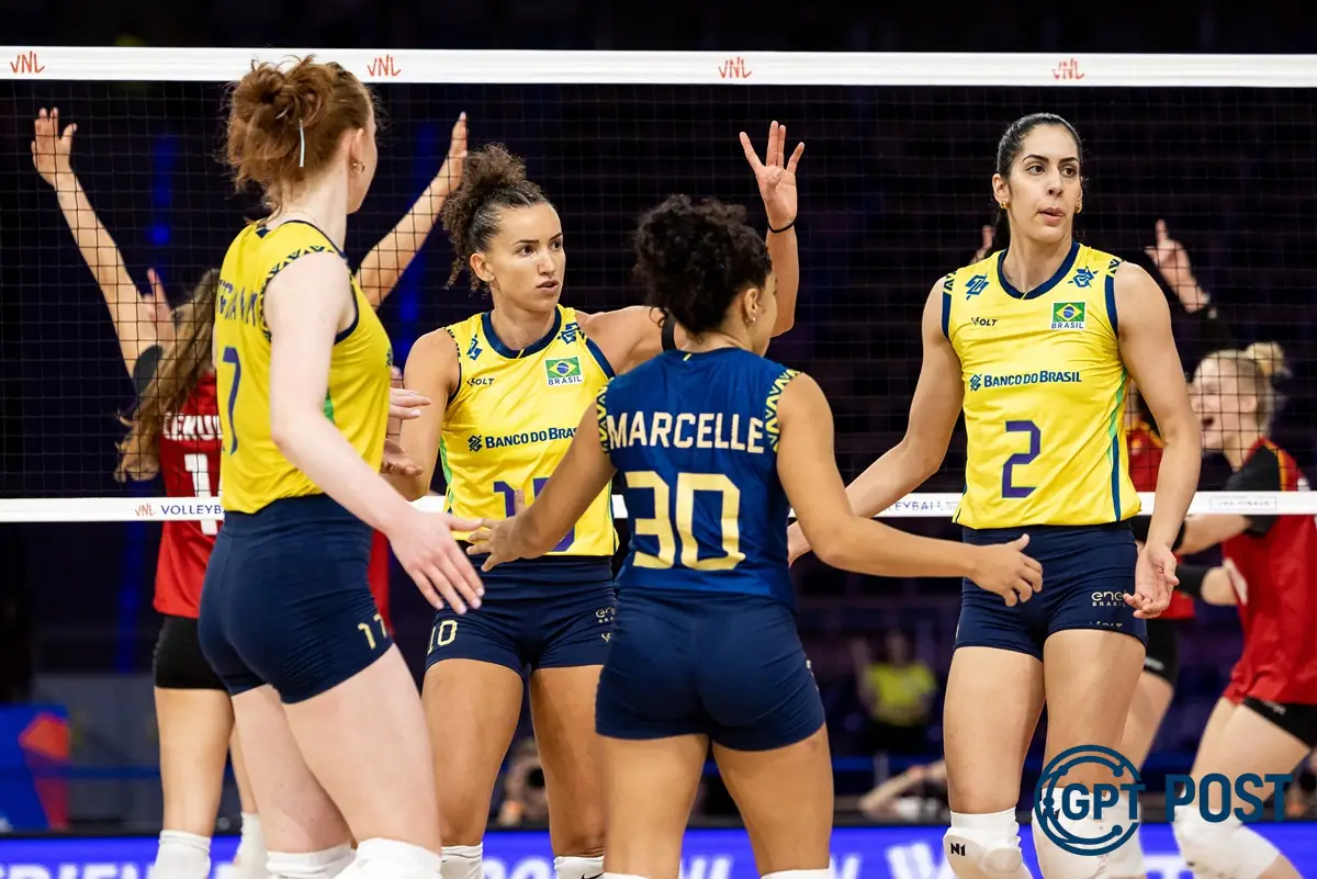 Imagem principal da notícia: Brasil e Japão duelam por vaga na final da Liga das Nações de Vôlei