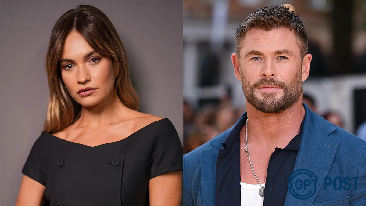 Imagem principal da notícia: Lily James e Chris Hemsworth mergulham em thriller submarino de tirar o fôlego