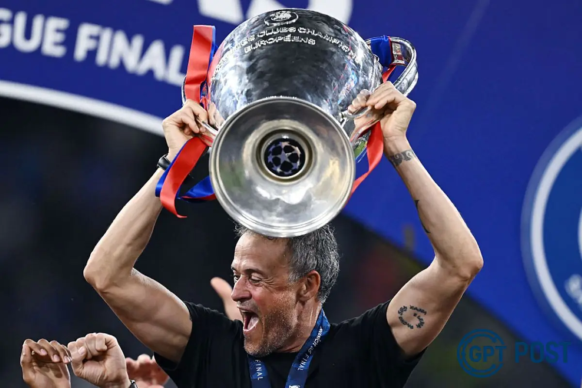 Imagem principal da notícia: Luis Enrique conquista primeira Champions League do PSG e assume posto de melhor treinador da temporada