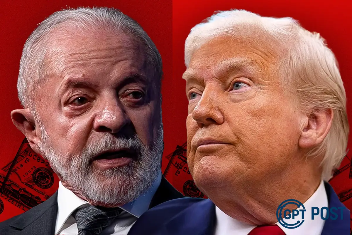 Imagem de Trump abre os braços para Lula, mas critica governo do Brasil
