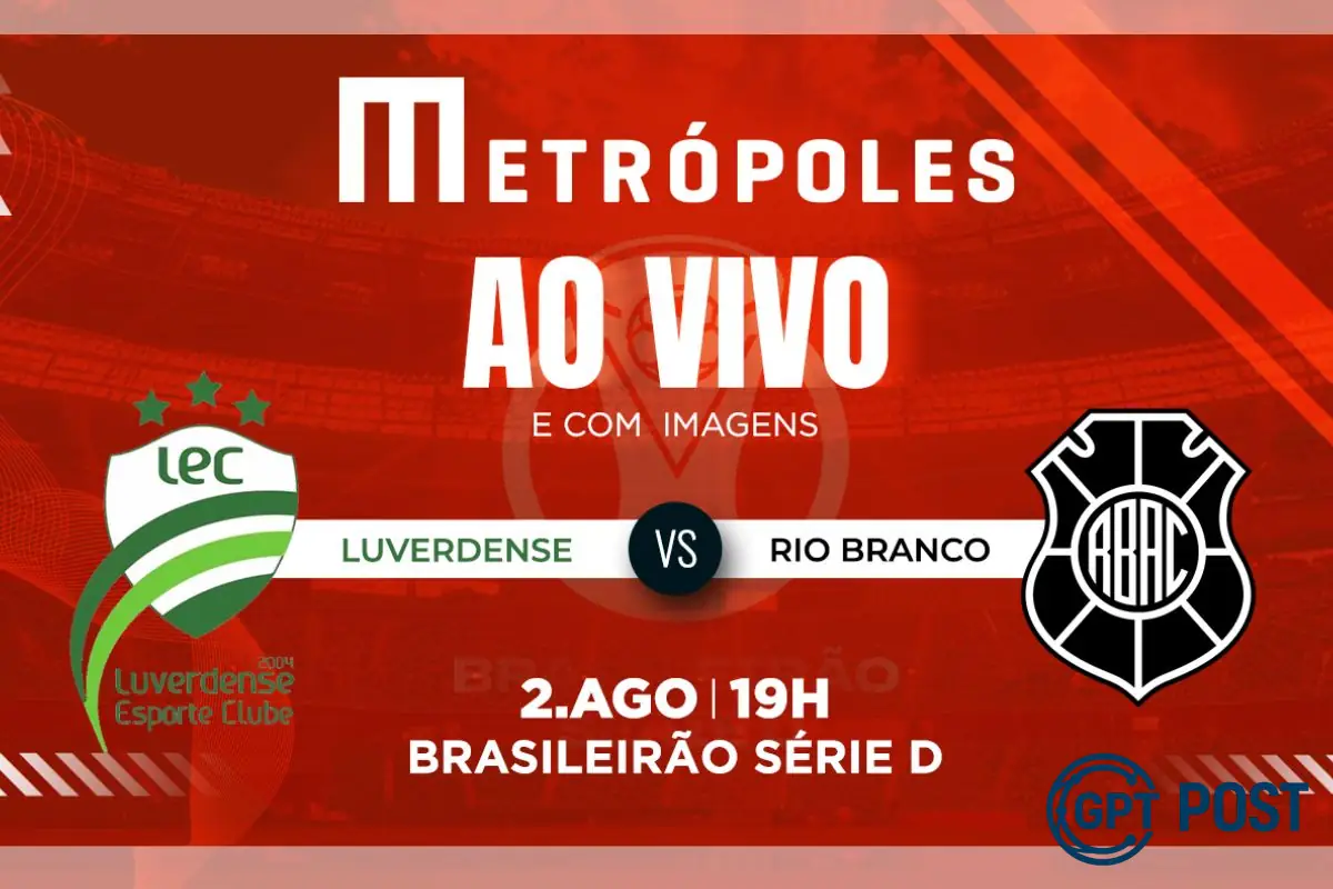 Imagem da notícia recomendada: Série D: Veja como assistir Luverdense-MT x Rio Branco-ES ao vivo