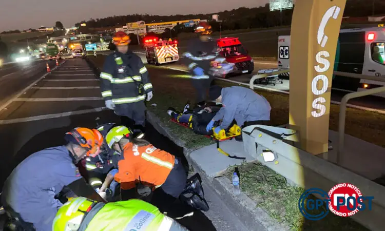 Imagem principal da notícia: Tragédia na Rodovia Santos Dumont: Pedestre Atropelado por Motocicleta