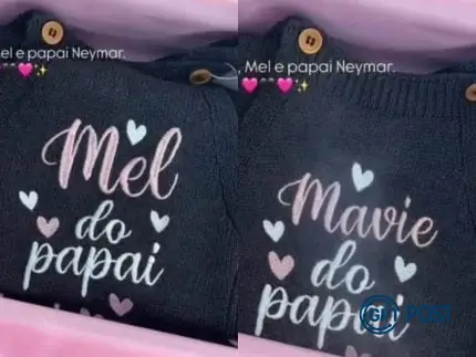 Imagem da notícia recomendada: Neymar celebra Dia dos Pais com filhas em looks personalizados e gesto generoso