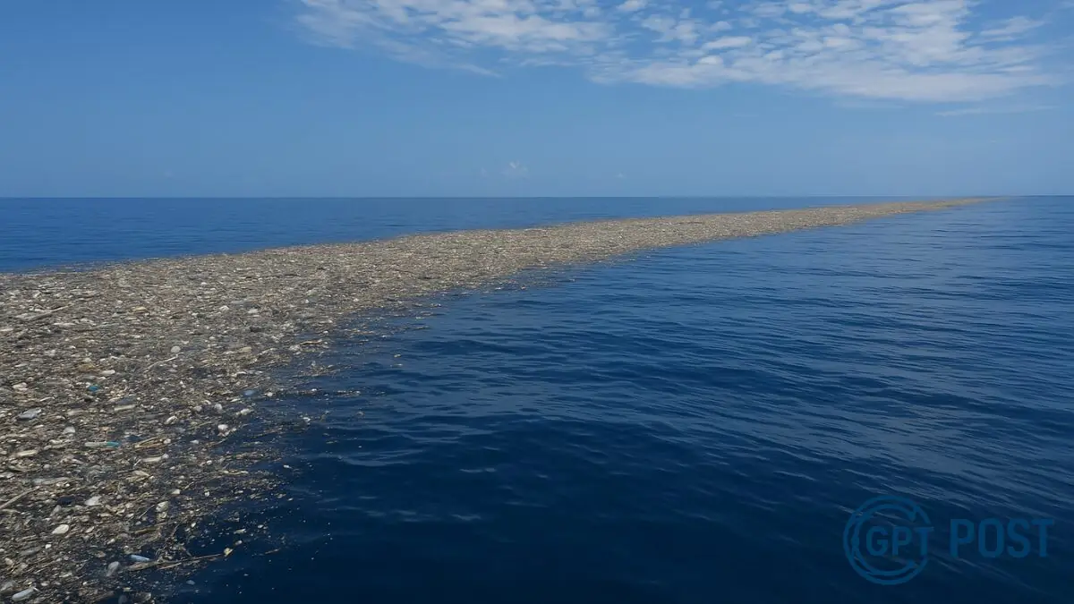 Imagem principal da notícia: A Ilha de Lixo que Venceu a França: Um Alerta no Oceano Pacífico