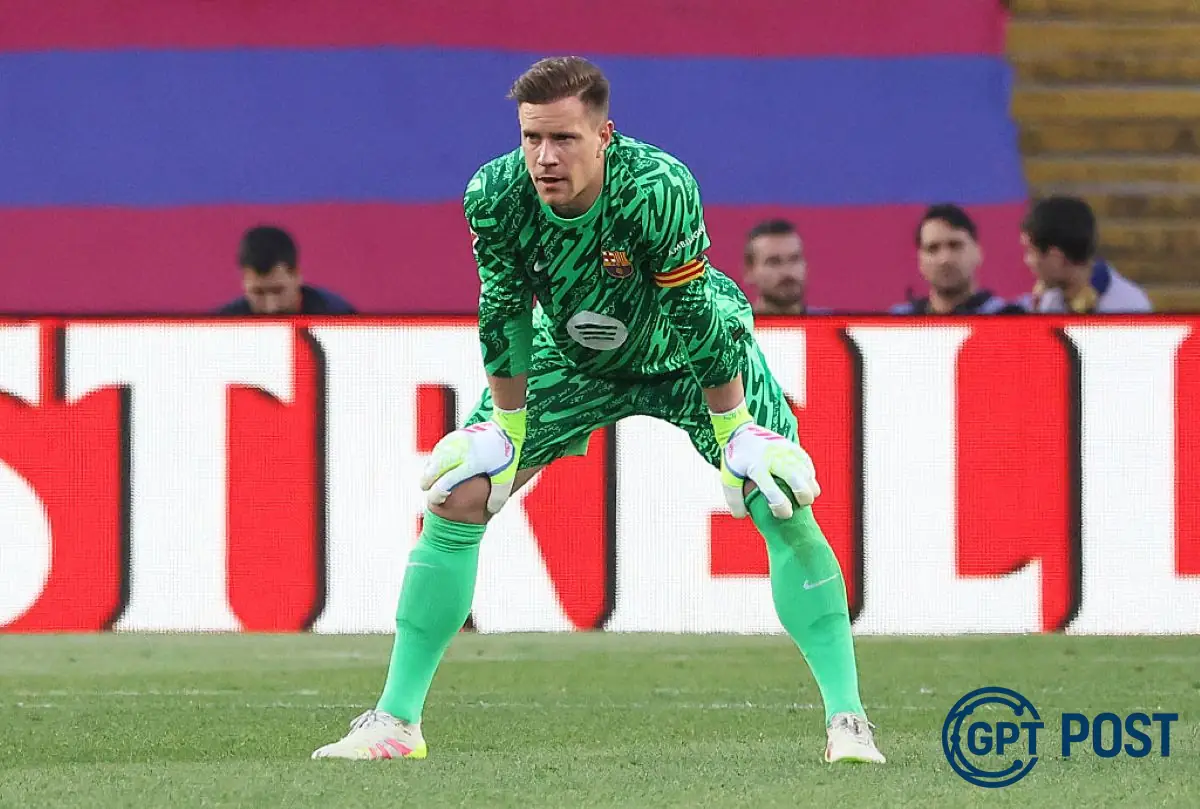 Imagem da notícia recomendada: Ter Stegen perde a braçadeira de capitão: uma queda de poder no Barcelona