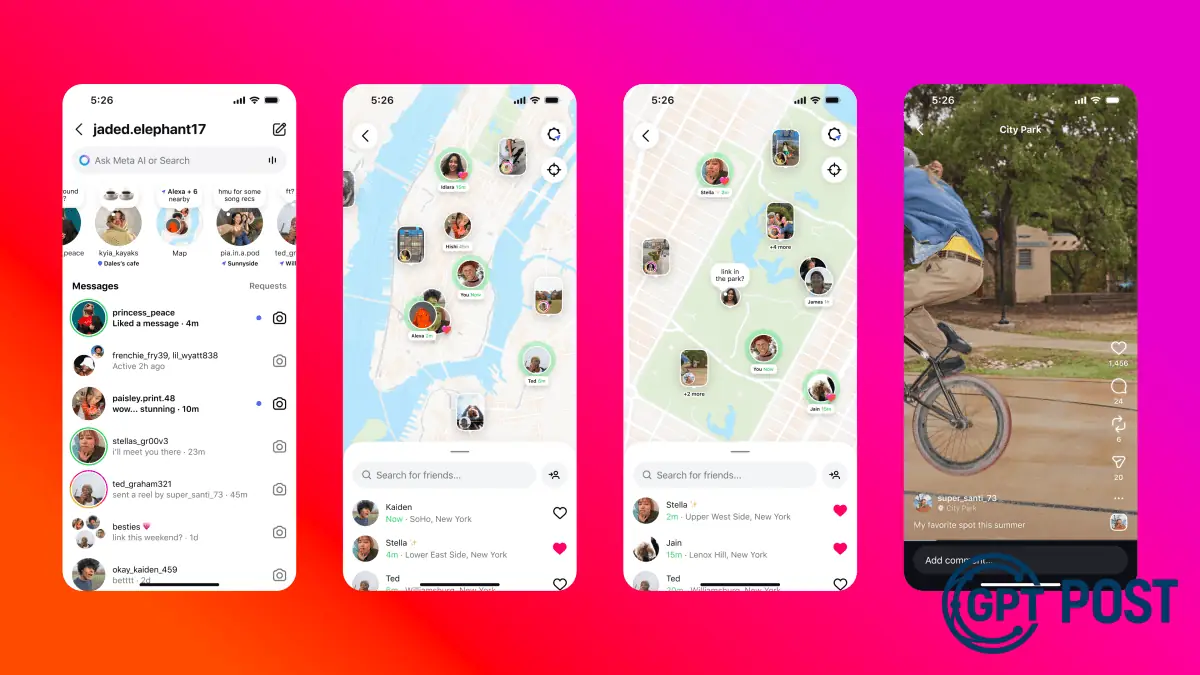 Imagem da notícia recomendada: Instagram lança recurso de mapa para competir com o Snapchat