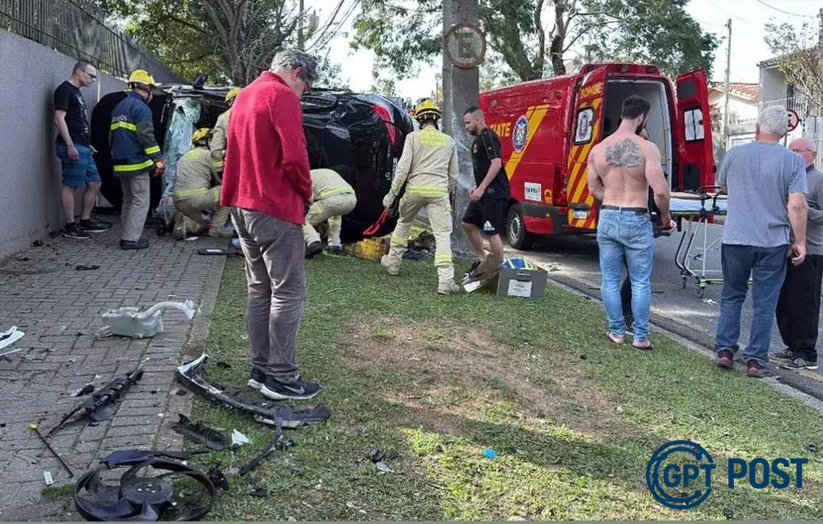 Imagem da notícia recomendada: Acidente grave em Curitiba: mulher fica em estado gravíssimo após colisão