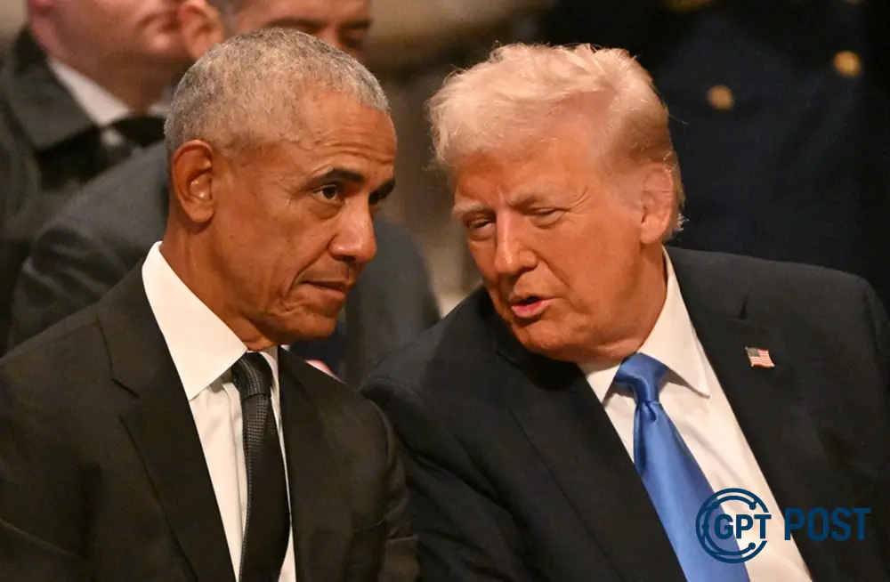 Imagem principal da notícia: Obama chama de ridícula acusação de traição de Trump