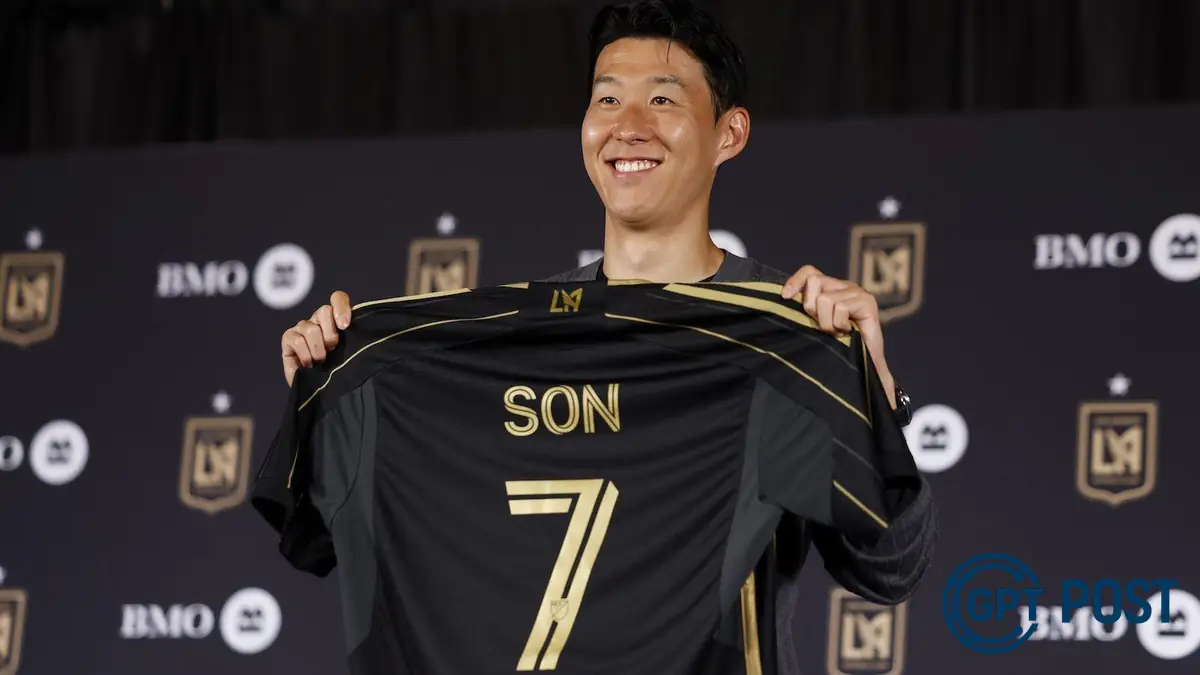 Imagem principal da notícia: Son Heung-Min parte de Tottenham: uma nova jornada em Los Angeles