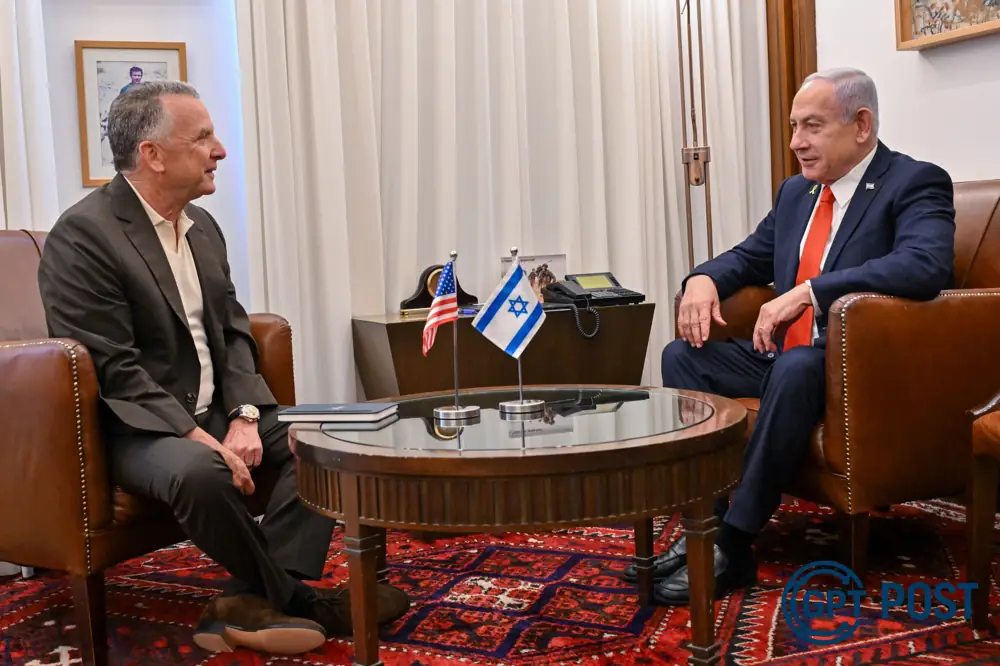 Imagem principal da notícia: Envio de Trump ao Oriente Médio visita pontos de distribuição de alimentos em Gaza