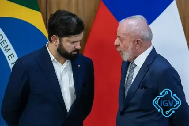 Imagem principal da notícia: Lula critica práticas intervencionistas e defende atuação conjunta de países em discurso no Chile