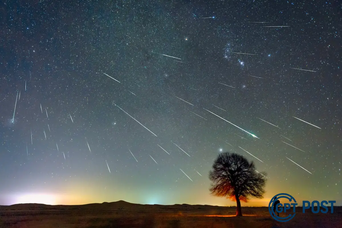 Imagem principal da notícia: A magia das estrelas cadentes: chuva de meteoros invade o céu brasileiro