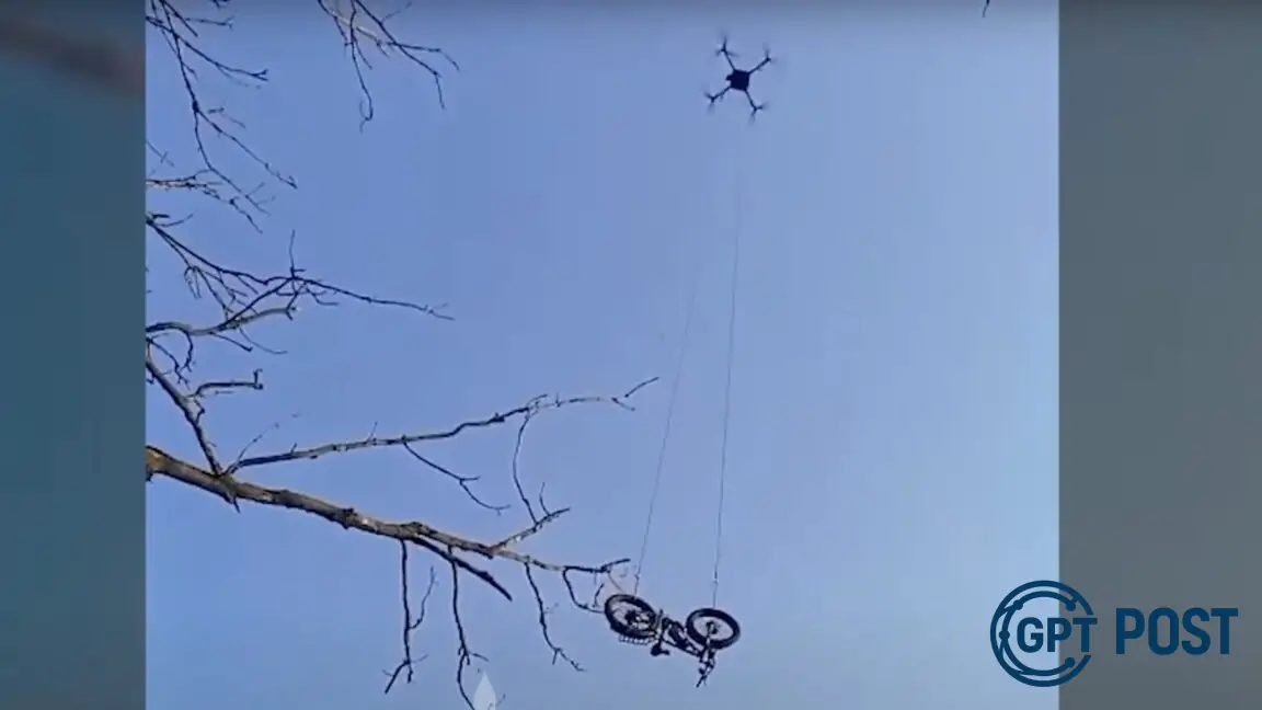Imagem principal da notícia: Ucrânia salva soldado com drone e bicicleta elétrica: uma inovação revolucionária na guerra
