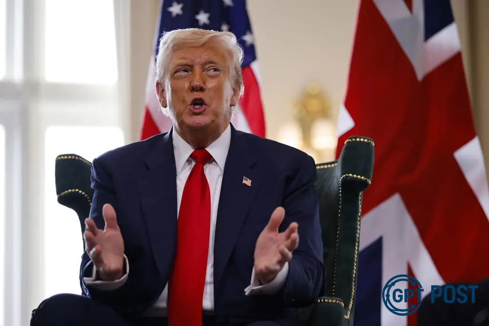 Imagem principal da notícia: Trump alerta sobre fome real em Gaza após encontro com Starmer