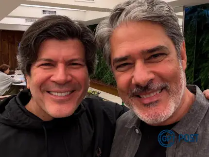 Imagem principal da notícia: Amizade entre Willian Bonner e Paulo Ricardo surpreende internautas