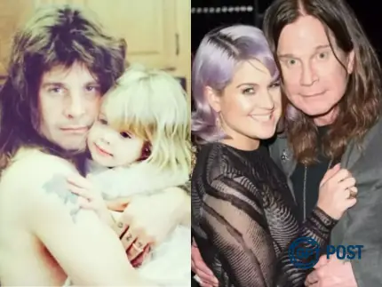 Imagem principal da notícia: Kelly Osbourne se despede de pai com trecho de música em homenagem