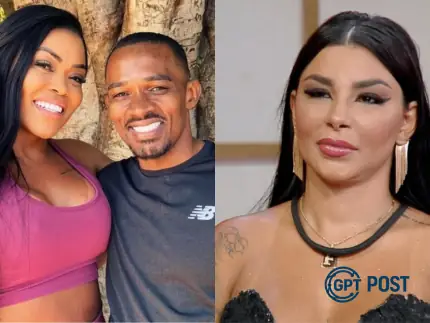 Imagem principal da notícia: Ex-Miss Bumbum e mãe de Bia Miranda se enfrentam em jantar com Cezar Black: 'Já se deitou com meu marido'