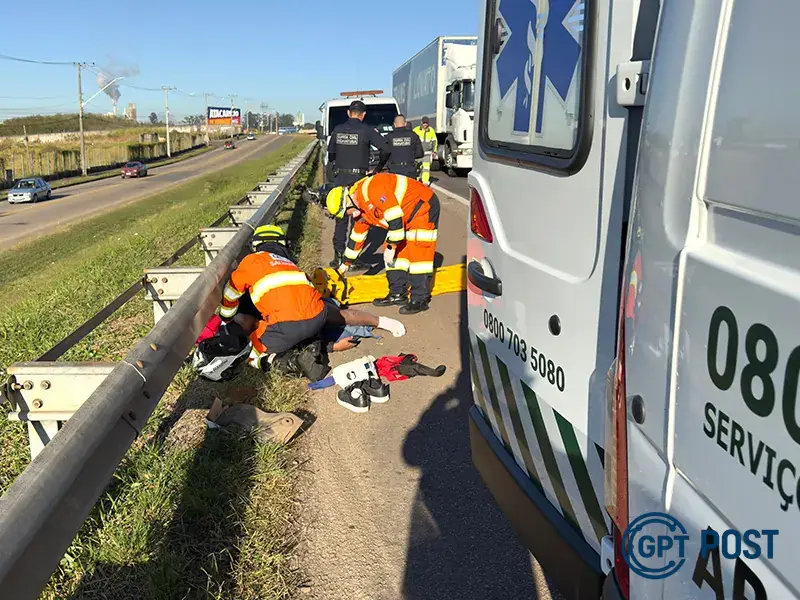 Imagem principal da notícia: Acidente de Moto na SP-75 em Indaiatuba: Um Alerta para os Condutores