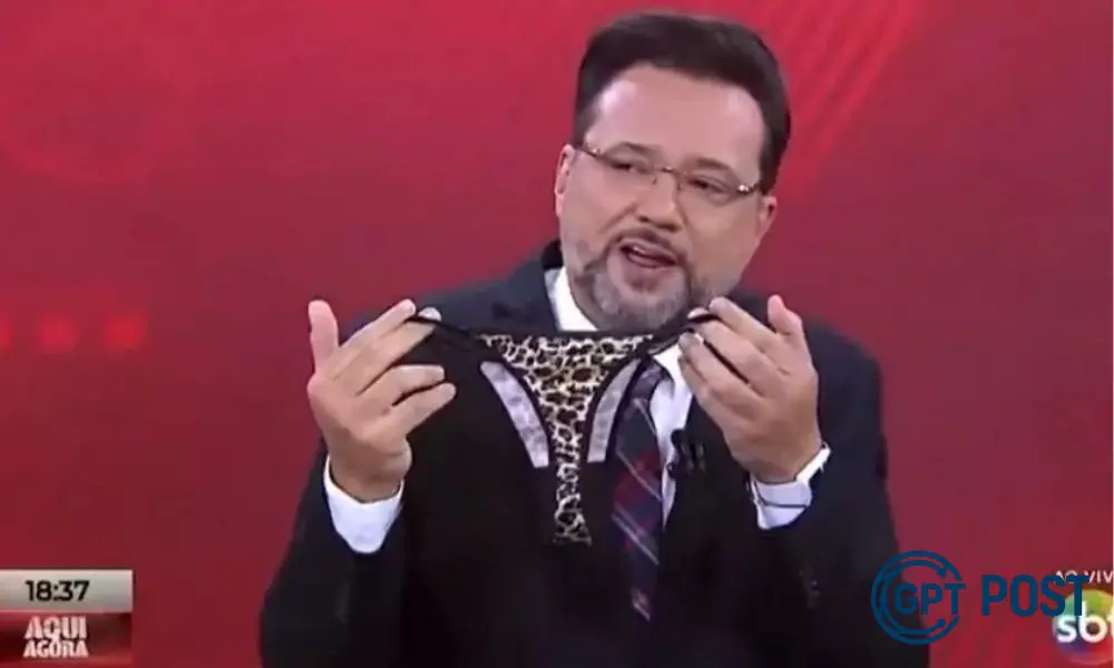 Imagem da notícia recomendada: Geraldo Luís surpreende ao mostrar calcinha durante transmissão ao vivo