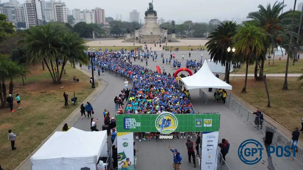 Imagem da notícia recomendada: Corrida na Independência: Uma celebração ao运动 e patriotismo