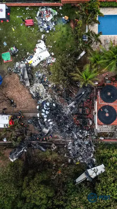 Imagem principal da notícia: Tragédia no Céu: O Dia que o Mundo Parou para Lamentar