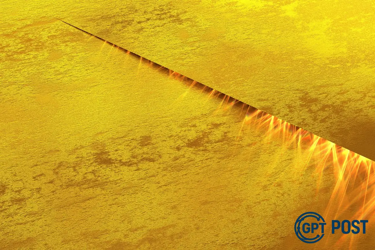 Imagem principal da notícia: Ouro ultracaliente desafia leis da física em incrível experimento