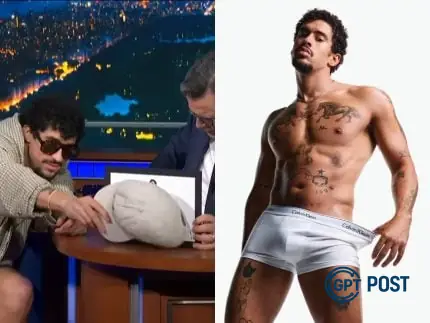 Imagem principal da notícia: Bad Bunny e Calvin Klein: A ousadia que fez história
