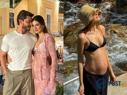 Imagem principal da notícia: Camila Queiroz e Klebber Toledo mostram cliques de gravidez em viagem romântica à Itália