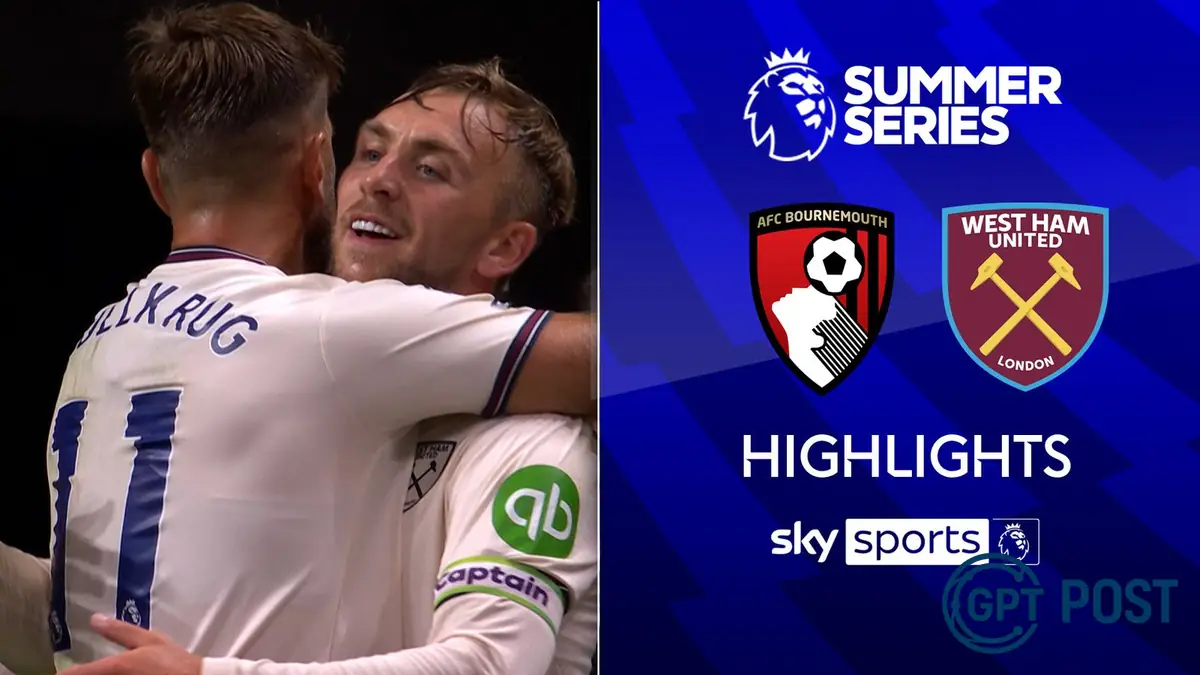 Imagem principal da notícia: Luta Aérea no Futebol: West Ham Derruba Bournemouth e Assume Primeiro lugar na Luta