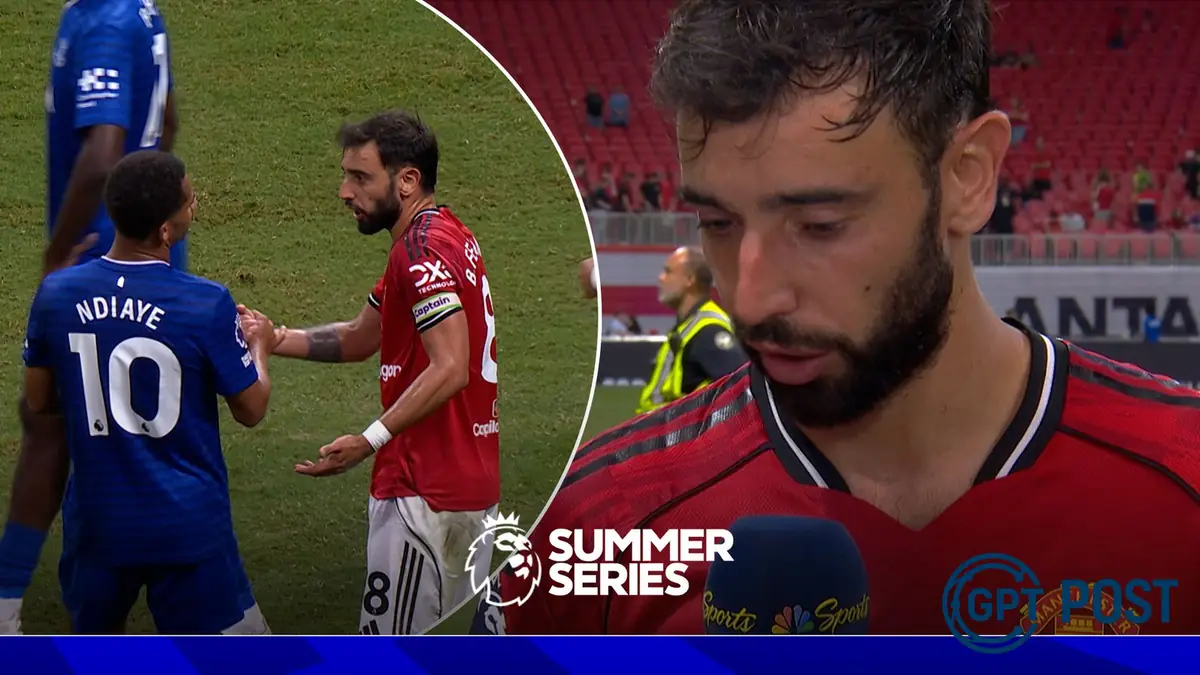 Imagem principal da notícia: Bruno Fernandes chama por transações e culpa cansaço mental no Manchester United