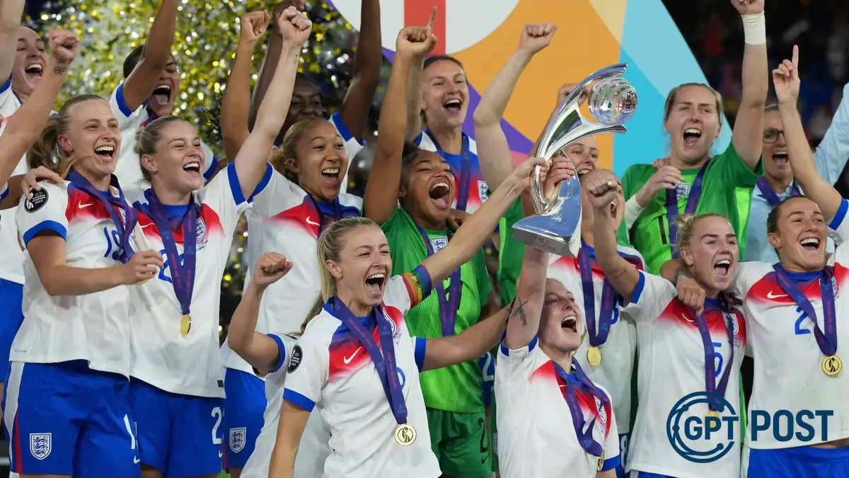 Imagem principal da notícia: Vitória Dramática: Inglesas conquistam Eurocopa Feminina com Penalty Decisivo