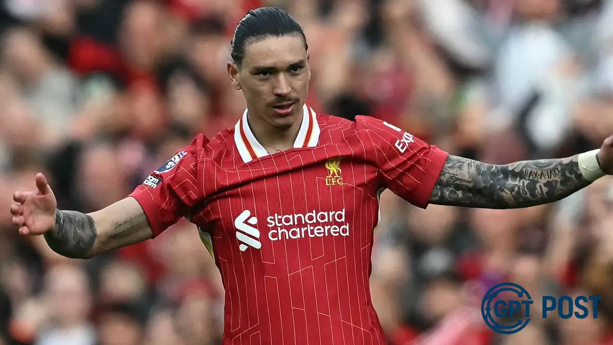 Imagem principal da notícia: Transferência milionária: Darwin Nunez deixa Liverpool por até £56,6 milhões para Al Hilal